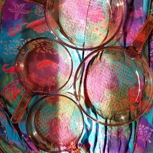 Vintage Amber Pyrex Visions